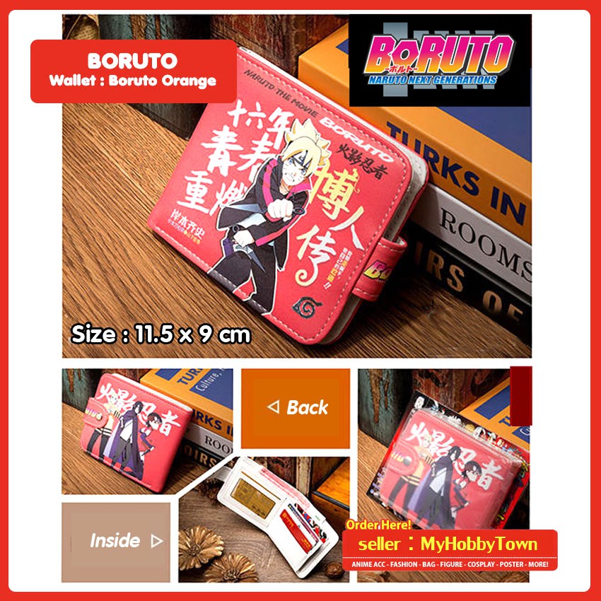 Dompet Anime Boruto Orange