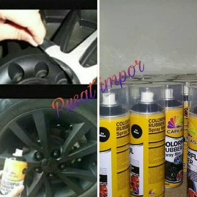CARLAS RUBBER PAINT BLACK C4 LIMITED EDITION / BLACK MATE