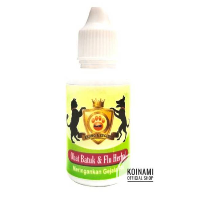 FLU &amp; BATUK HERBAL 30ml / raid all / cat &amp; dog / obat batuk pilek demam kucing anjing