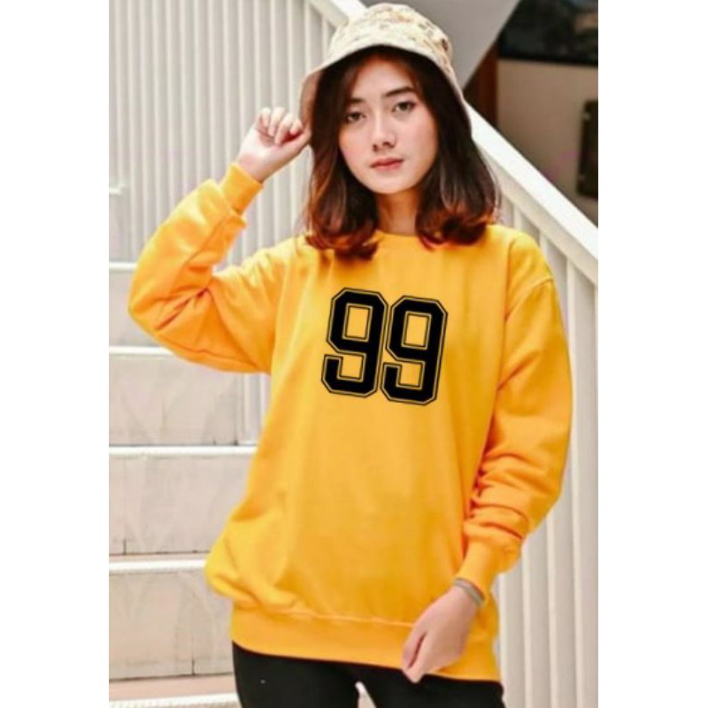 Kaos Lengan Panjang 99 / Kaos Sweatshirt / Atasan Wanita / Atasan Wanita Lengan Panjang