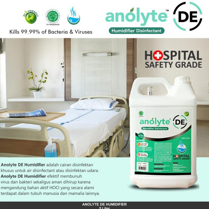 Murah Anolyte Air Humidifier Hocl 5 Liter Cairan Disinfektan Non Alkohol Diskon