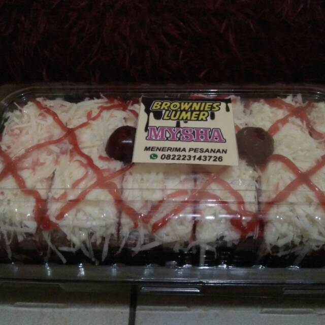 

Red velvet brownies.