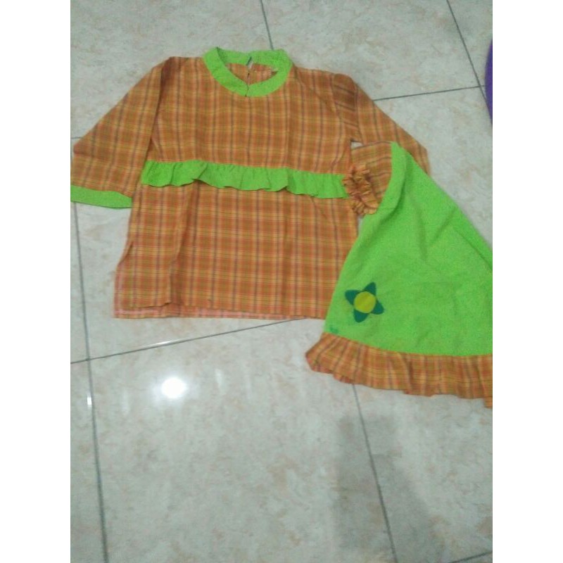 pl set bju muslim anak 2/3th