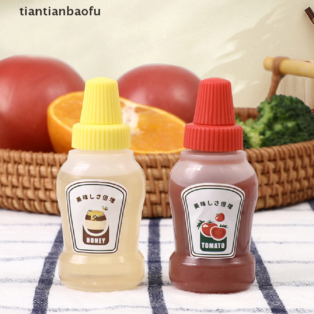 2pcs / set Wadah Saus Salad / Dressing Bento Mini Portabel 25ML