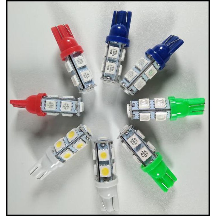 Lampu Led T10 Senja Sein Mobil/Motor Bohlam Rem Jagung 2 Lampu