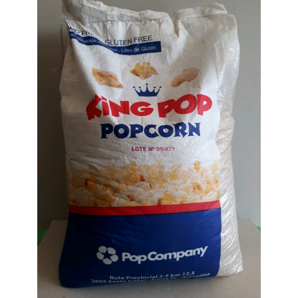 

QH Jagung Popcorn Mentah Merk Kingpop 20kg / King Pop 1bal 20kg/ King Popcorn 1 karung