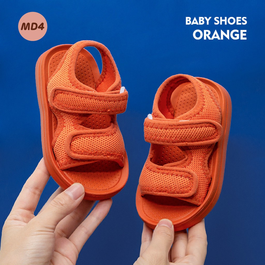 LAPAGO - Sepatu Sandal Anak Kain Jala Lembut Laki laki Perempuan Umur 1-5 Thn Bahan Eva Type MD