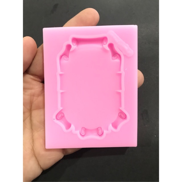 Mold cetakan resin clay fondant mold paper announcement