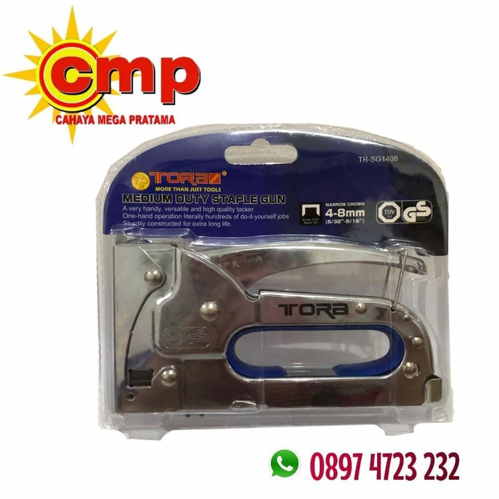 

Gun Staples Gun Tora Hand Tacker Steples Tembak Hekter Stapler Nail