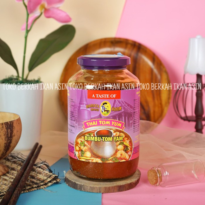 

Promo Spesial - Bumbu Tom Yum Thai Mamata 675Gr / Sambal Tom Yum Import Thailand