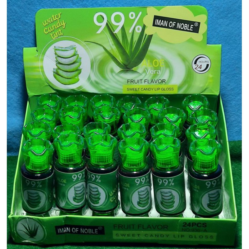 PROMO PER12PCS!!!LIP TINT CANDY IMAN OF NOBLE 99 ALOEVERA 936A