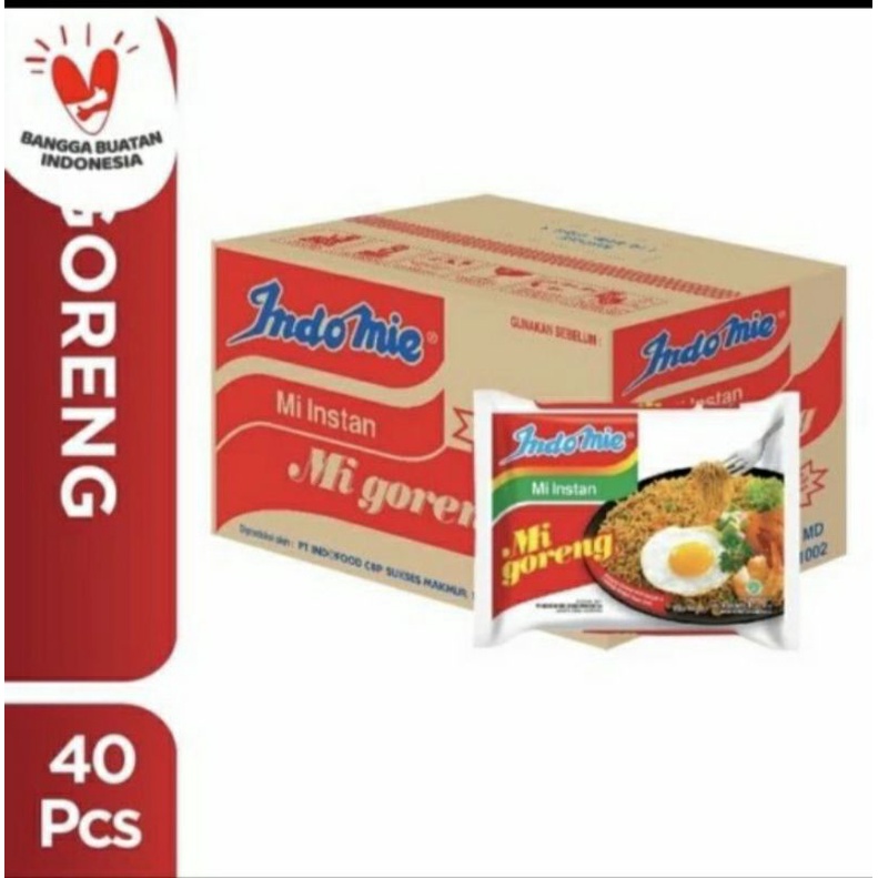 

Indomie goreng [1 Dus / 40 Pcs]