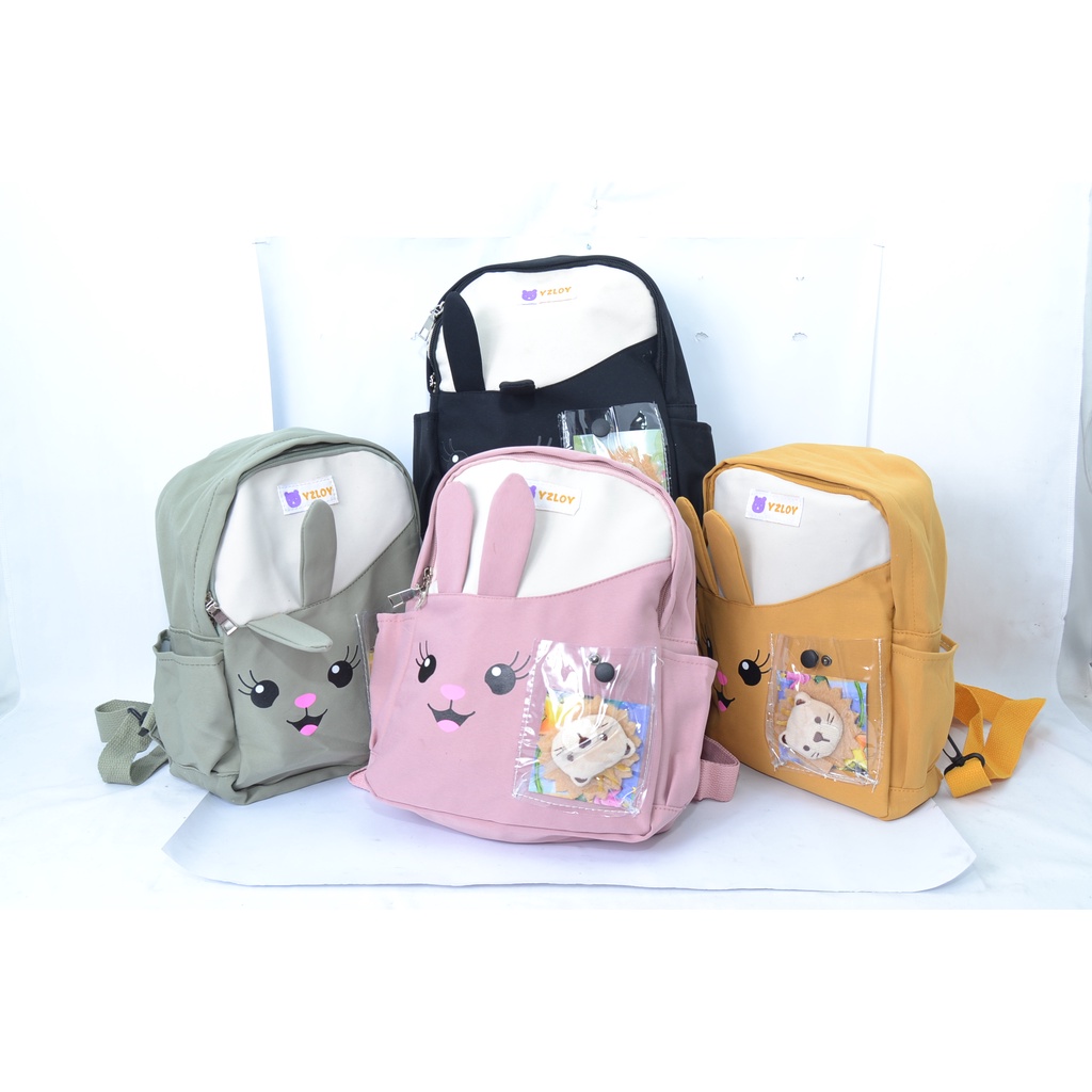 Tas Ransel Korea Cute Rabbit Import /Tas Ransel Backpack Korean Style 38001