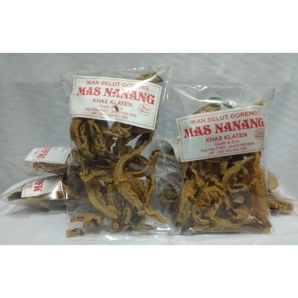 

VanBas Store Snack Keripik Belut nanang 100 gram / Kripik Welut