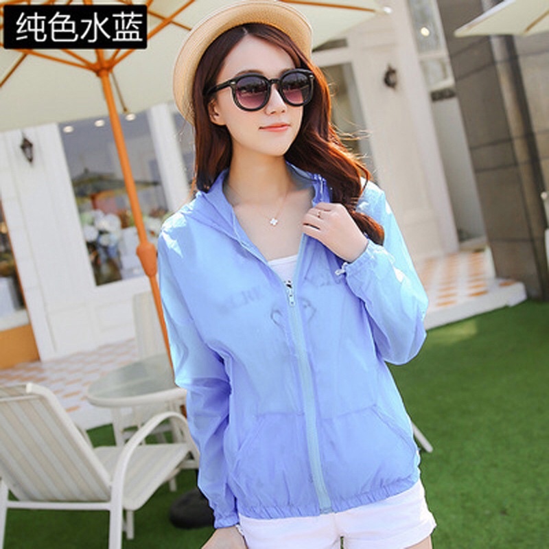 Jaket Sepeda Wanita Korea Style Jacket Jogging Anti UV Import Cepat Kering Maystar Jaket1-7
