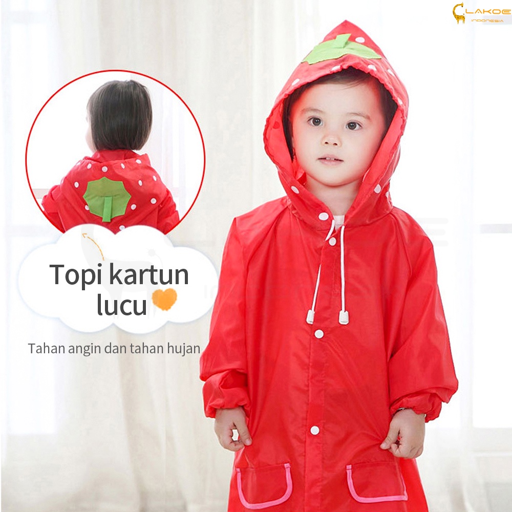 LAKOE Jas Hujan anak Mantel Hujan Anak raincoat anak