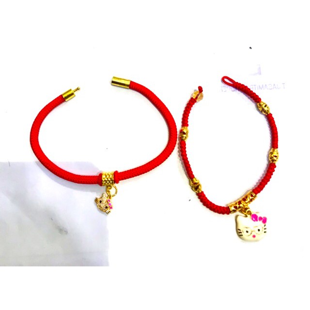 Gelang tangan wanita gelang tali leonti helokityyy lapis emas yaxiya