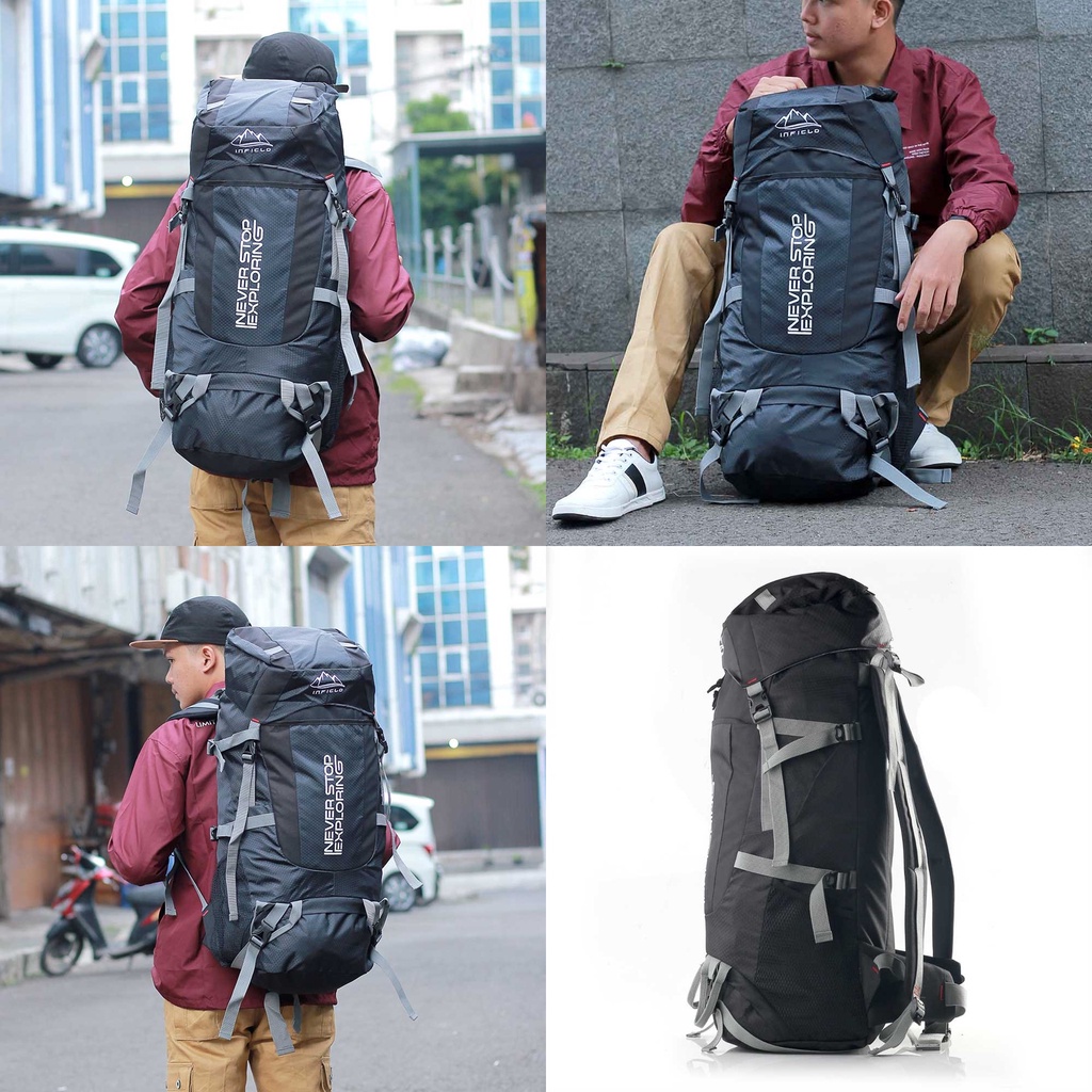 Tas Ransel Carrier Backpack Gunung Adventure Hiking Outdoor Original 70L Liter Tas Naik Gunung Keril