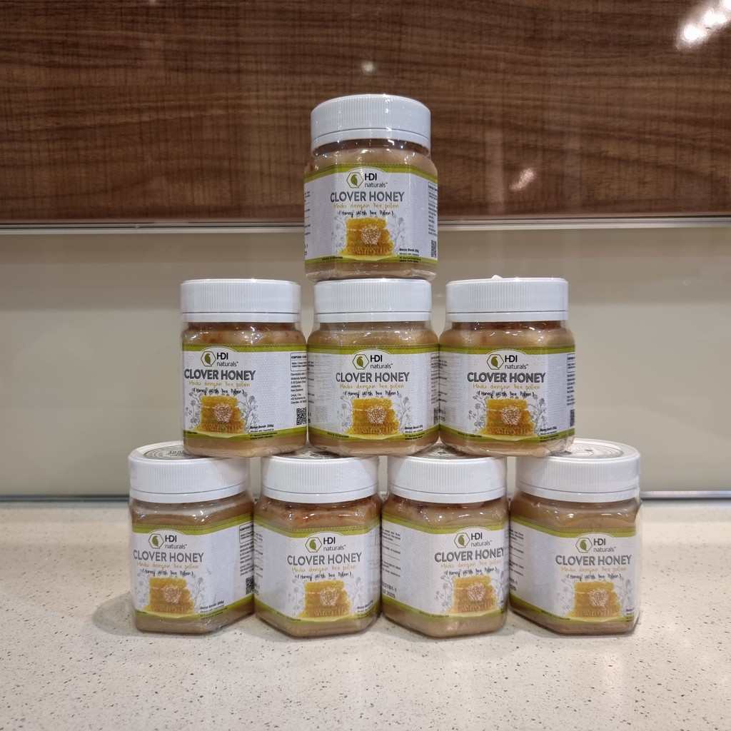 Madu HDI Clover Honey 250gr Naturals 250 gr