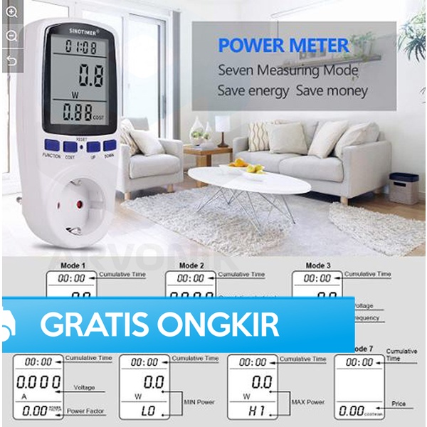 METERAN KWH  ALAT PENGUKUR LISTRIK TAFFWARE ORIGINAL FAMIROSA KWE-PM01