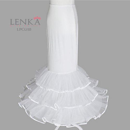 LENKA Petticoat Duyung Mermaid Pengembang Gaun Pengantin Dress Pesta LPC018