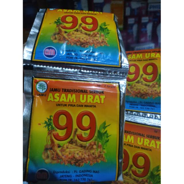 Asam urat 99 /serbuk jamu asam urat /ORIGINAL 100%