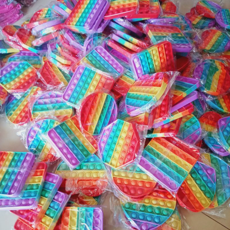 Pop It Grosir langsung kirim / pop It rainbow murah / Mainan anak / pop it besar 14cm n/ pop it viral / popit rainbow / pop it / pop / mainan anak edukasi-7