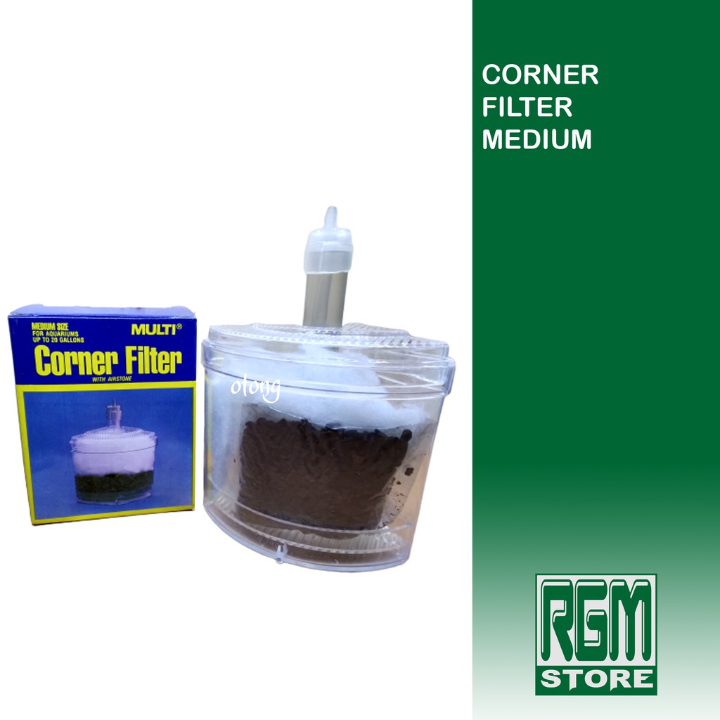 Multi Corner filter pojok medium aquarium aquascape murah