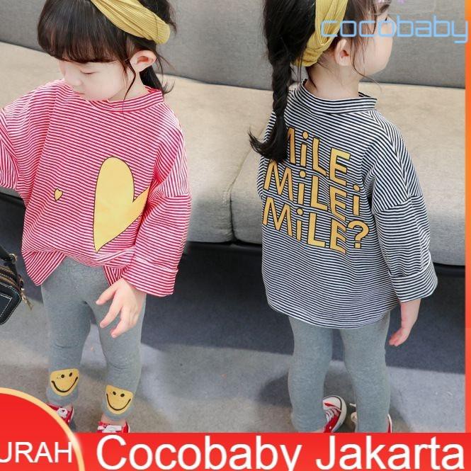 ➤ [Cocobaby Jakarta] Pakaian Anak Perempuan Model Terbaru Setelan Anak Atasan + Celana Legging ✹
