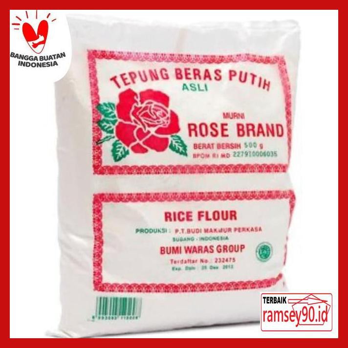 

Rytdhy- Tepung Beras Rose Brand 500 Gram 7Utu7T-