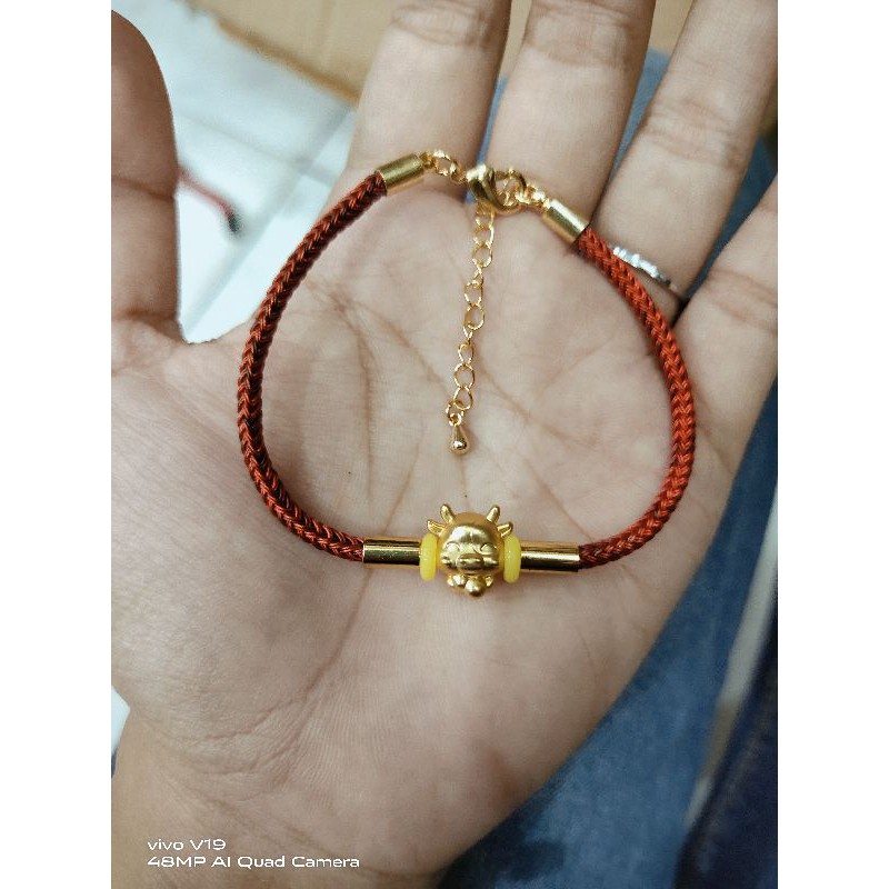 charm xuping liontin Gelang model sapi