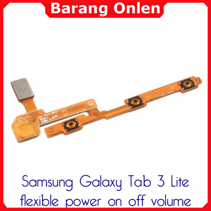 Samsung Galaxy Tab 3 Lite flexible switch power on off volume