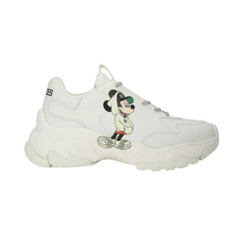 MLB BIG BALL CHUNKY DISNEY MICKEY SEPATU SNEAKERS PUTIH KOREA ORIGINAL