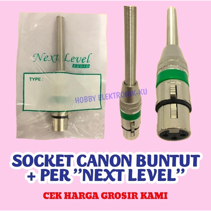 SOCKET CANON + BUNTUT PER NEXT LEVEL