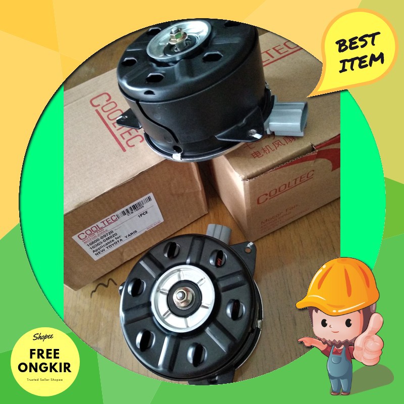 Spare Part Mobil Motor Fan Kipas Radiator Dan Ac Toyota Yaris Dan New Toyota Vios Tahun 2006 - 2013