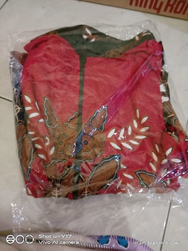 #bayar Dirumah | Tunik Batik Modern M - Jumbo
