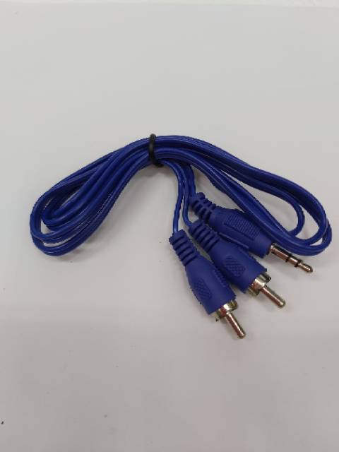 Kabel Audio  Warna Warni 2 in 1