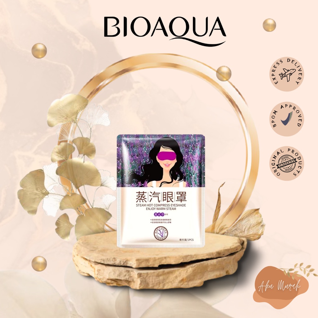 ✨ AKU MURAH ✨BIOAQUA Masker Mata Steam Eye Mask Lavender 1 pcs