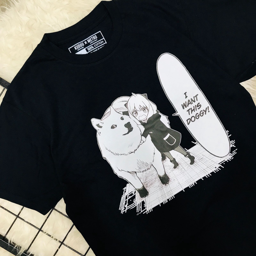 Tshirt Anya Doge Meme Spy x Family Anime Manga Karakter Premium Unisex