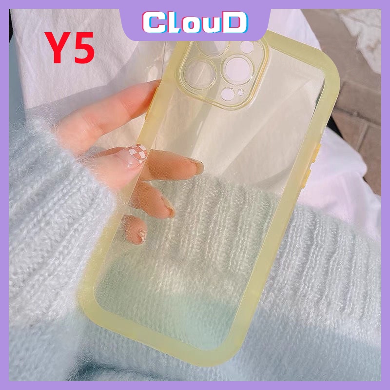 Case Pelindung Lensa Shockproof Warna Macaron Fluorescent Untuk IPhone XR Xs Max X 11 12 Pro Max