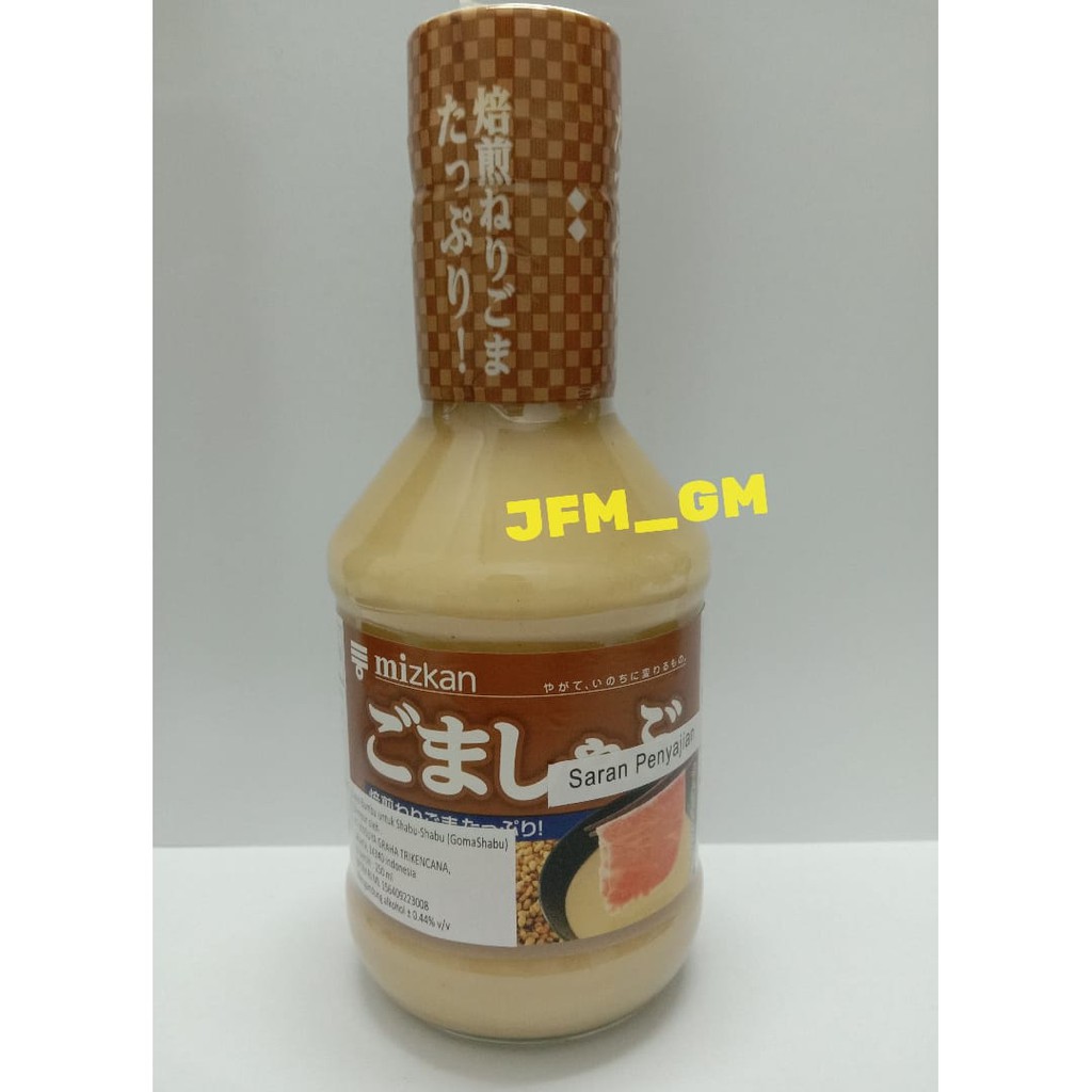 

MIZKAN GOMA SAUS BUMBU SHABU 250ML / SESAME DIPPING SAUCE