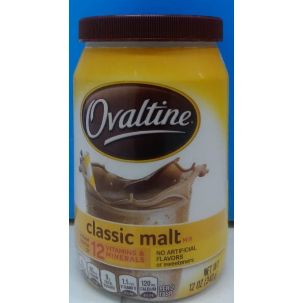 

OVALTINE CLASSIC MALT 12 OZ(340gr)