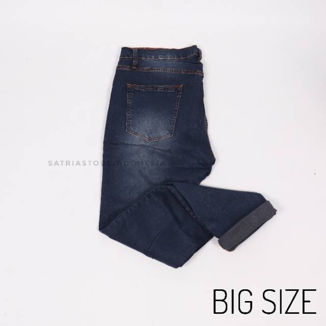 Celana jumbo/Celana panjang soft jeans jumbo/Celana big size /Celana pria jumbo / celana pria