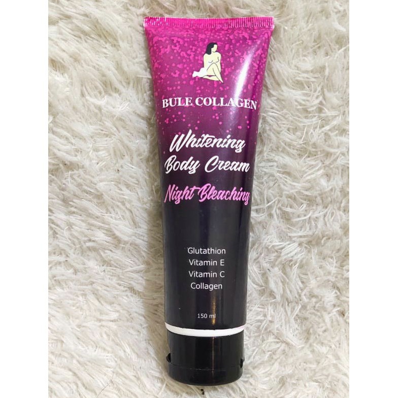 BULE COLLAGEN WHITENING BODY CREAM NIGHT BLEACHING 150ml