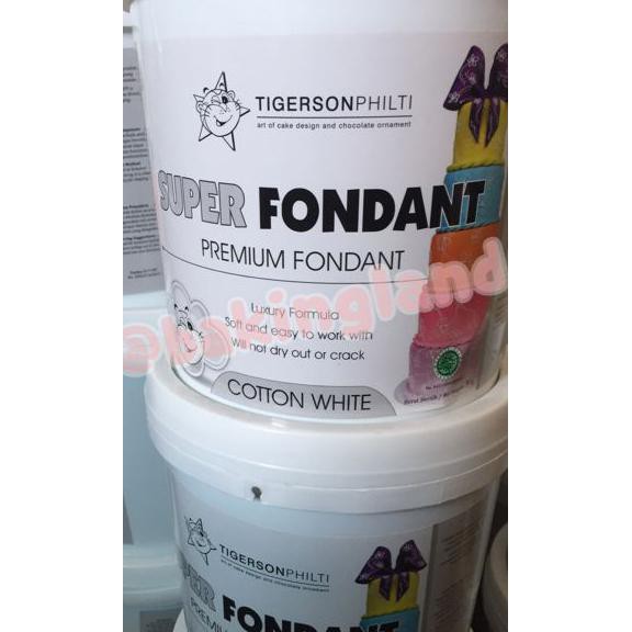 

(BAYAR DI TEMPAT) fondant tigerson per pail