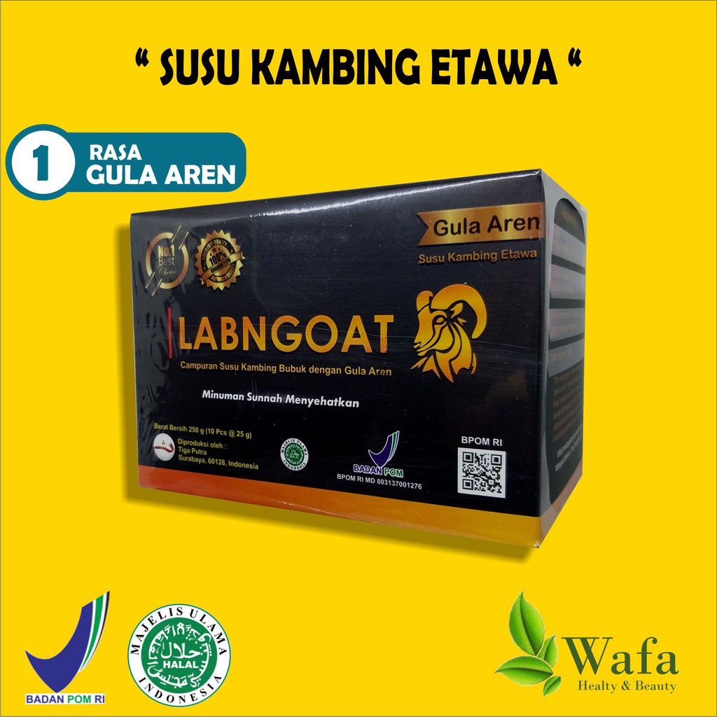 

Susu Kambing Etawa 1 BOX Labn goat Rasa Gula Aren - Susu Kambing Etawa Bubuk - Susu Bubuk -Goat Milk