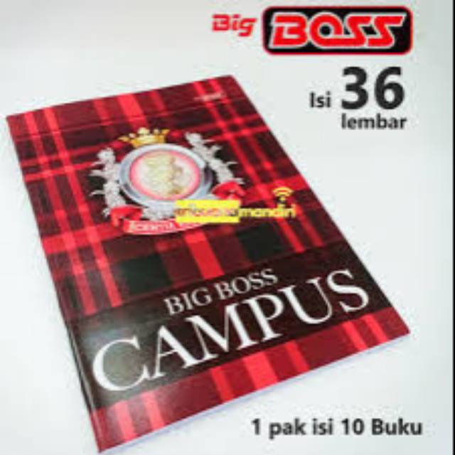 

Buku Tulis Big Boss Campus 36 Lembar isi 10 buku