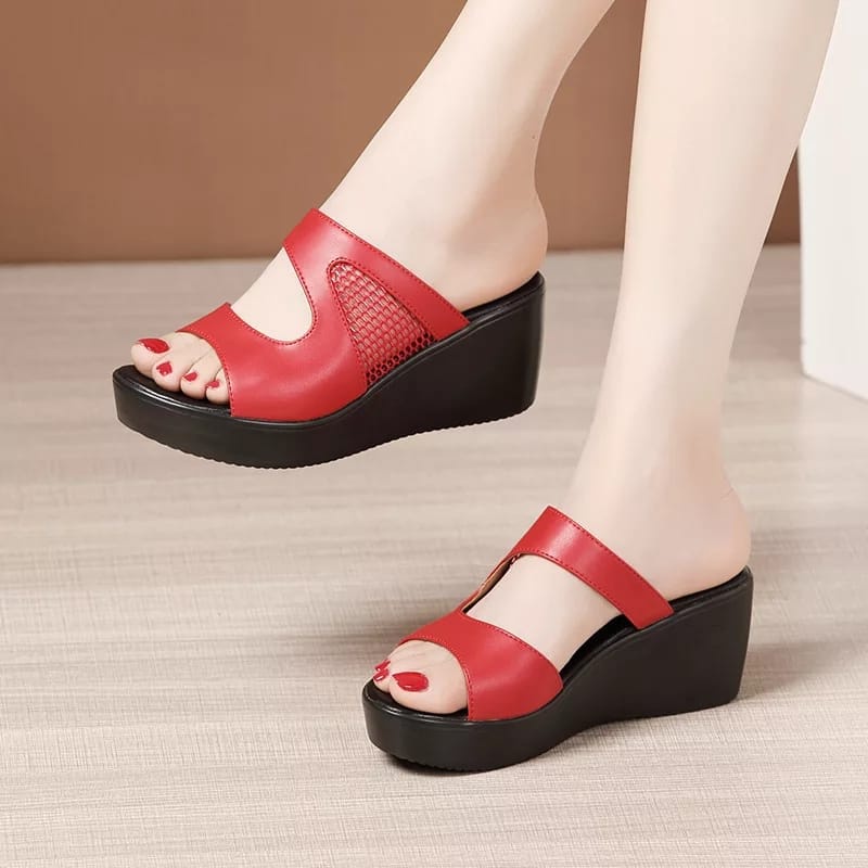 Sandal Wanita Zora Sepatu Wanita Wedges Yessi