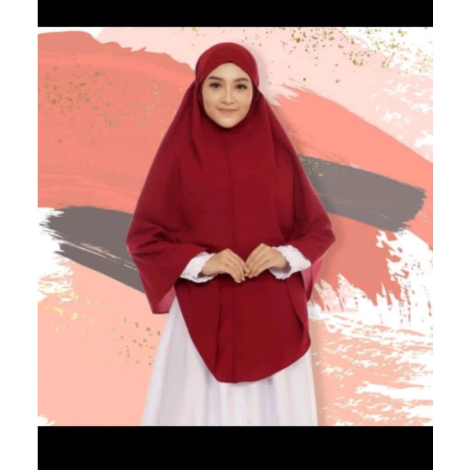 BERGO MARYAM SYAR'I/Khimar Tali Non Pet/Hijab Bergo
