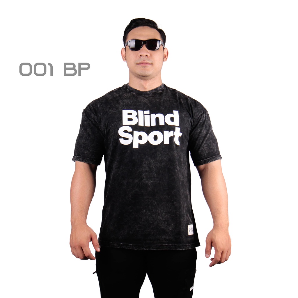 Kaos Washed Oversize Streetwear Pria Wanita Blindsport Washed BP